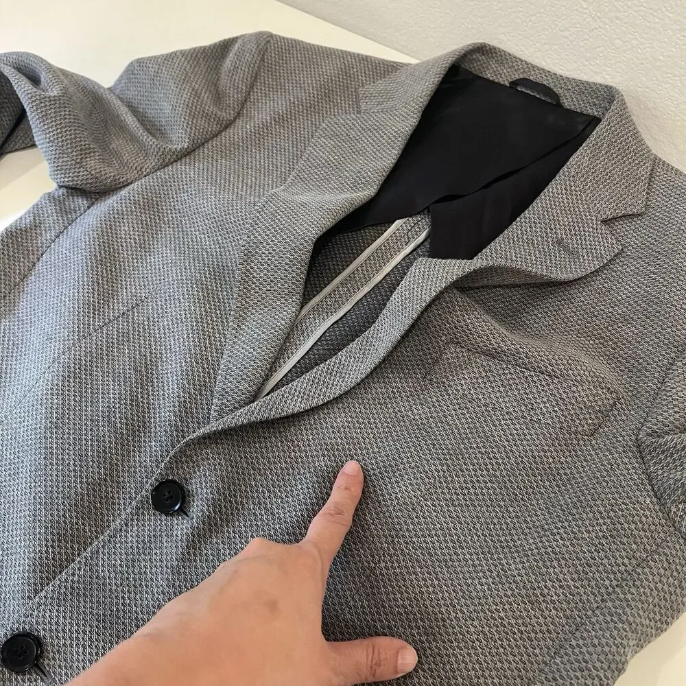 Rodd & Gunn Glovers Sports Fit Jacket Blazer Gray Large Wool